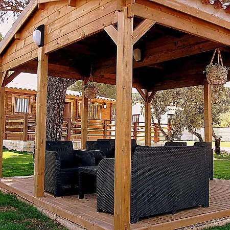 Del Incluye Acceso Piscina 2 Columnas 木屋